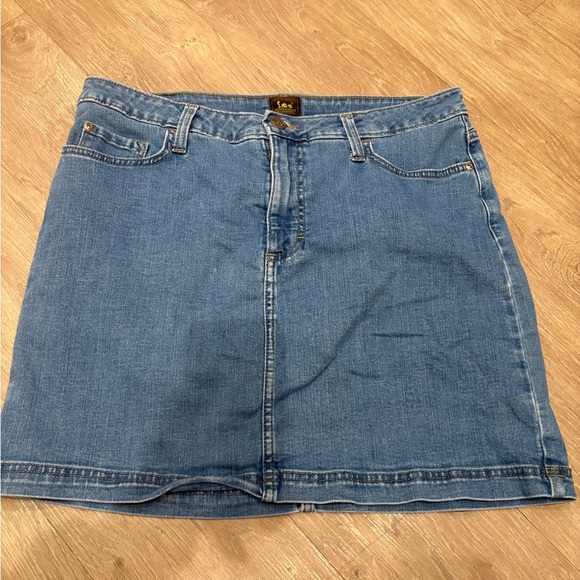 Lee Dresses & Skirts - 5/$25 Lee Denim Mini Skirt in Medium Blue